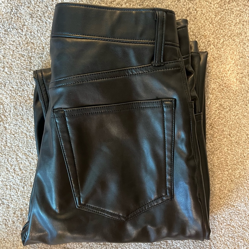 A&F Vegan Leather Pants